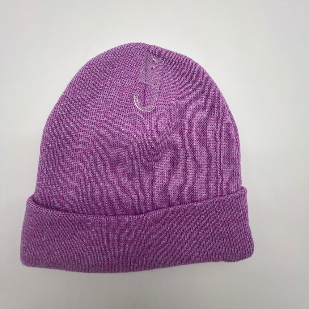 Wild Fable Women Purple Marled Knit Cuffed Beanie Hat One Size New NWT 5882